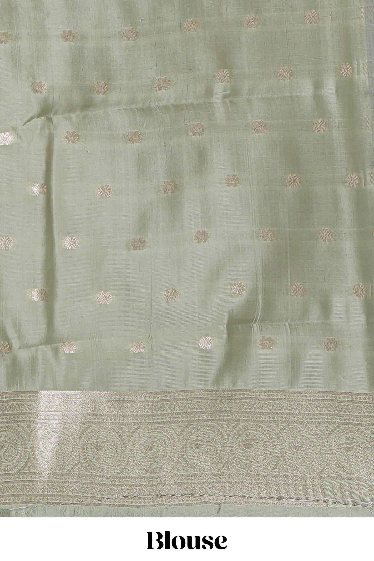Dark brown floral motifs design art silk saree with contrast zari border and motifs blouse