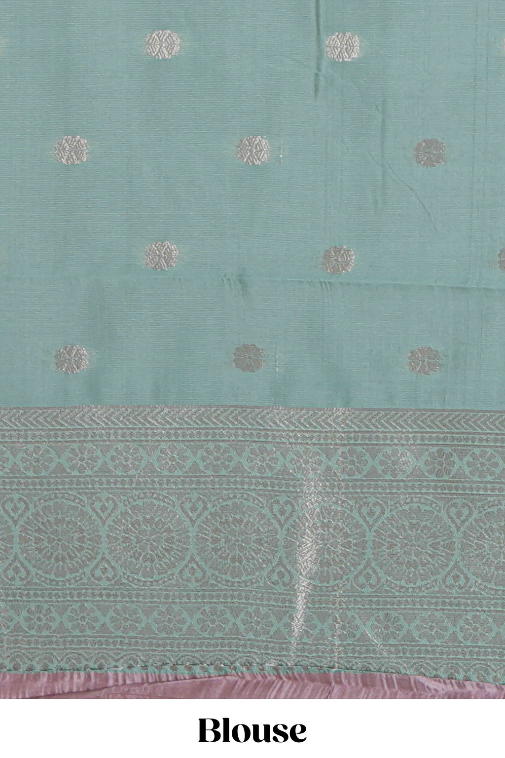 Dark brown checked floral & peacock motifs design art silk saree with contrast zari border and motifs blouse
