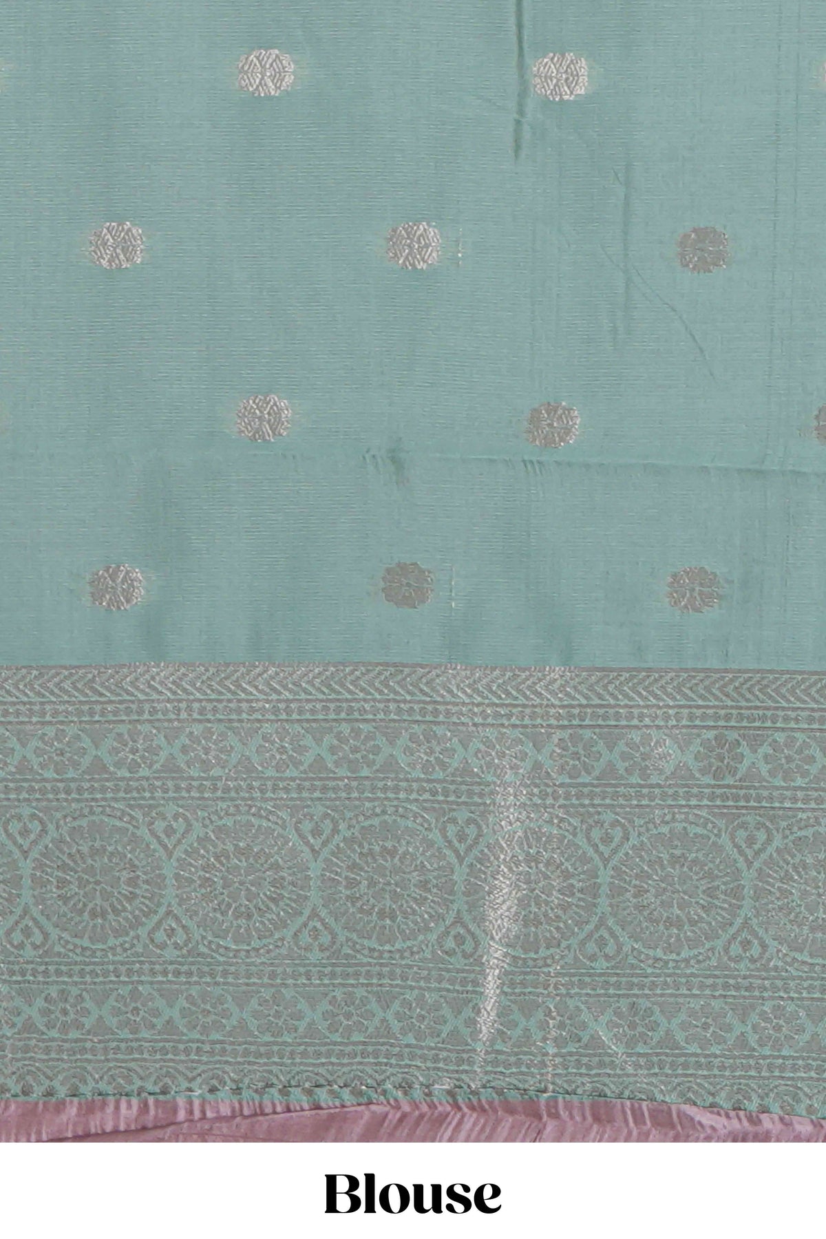 Dark brown checked floral & peacock motifs design art silk saree with contrast zari border and motifs blouse