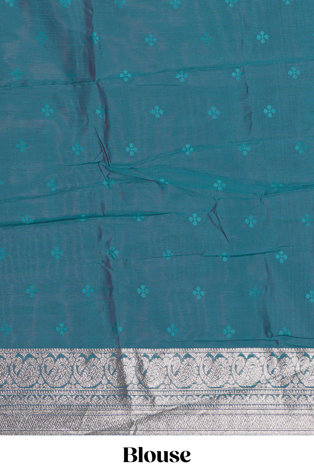 Pink floral motifs design art silk saree with self traditional palak design border and contrast blouse