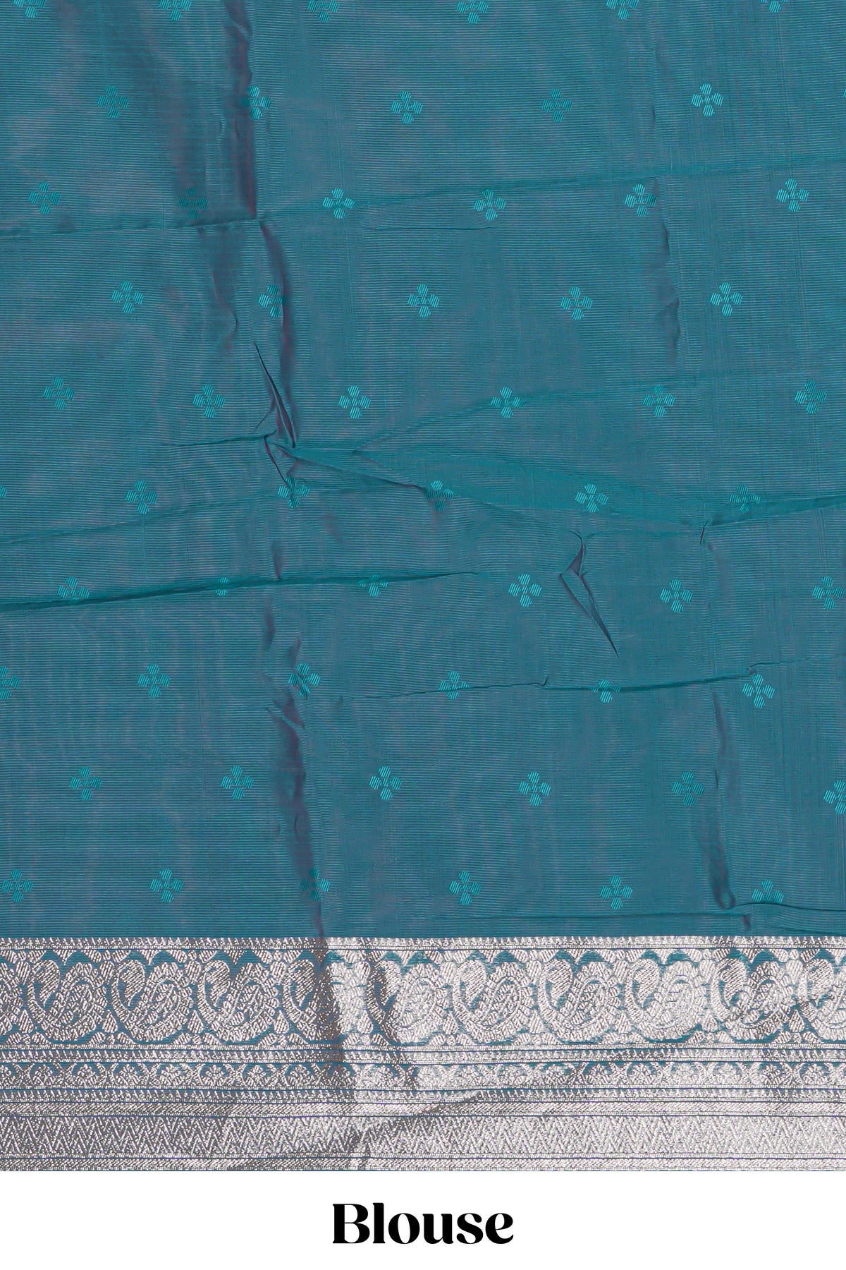 Pink floral motifs design art silk saree with self traditional palak design border and contrast blouse