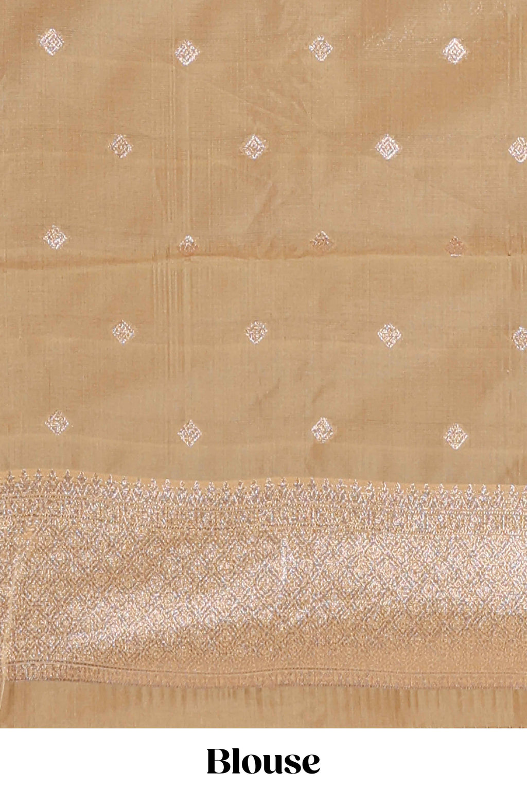 Green floral design art silk saree with contrast zari border and motifs blouse