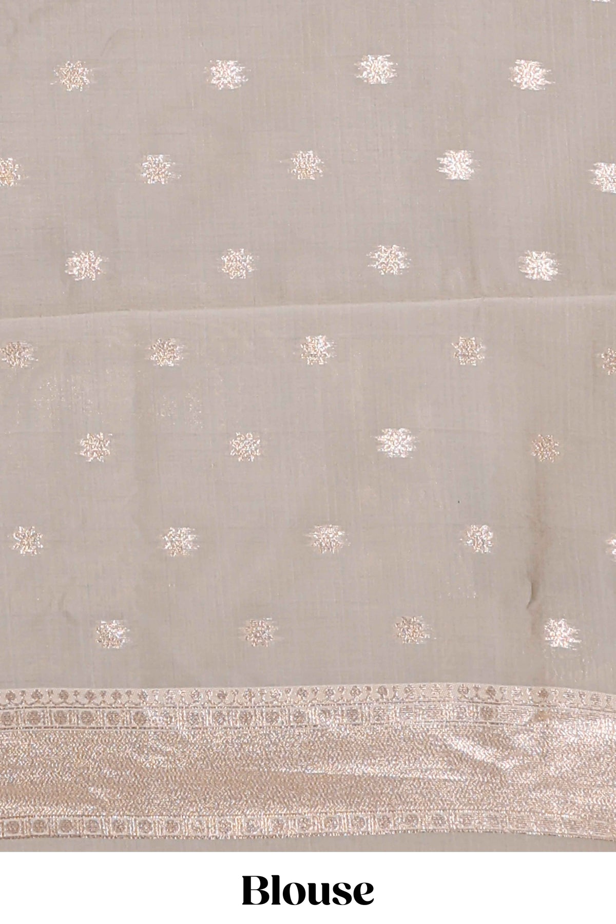 Purple floral design art silk saree with contrast zari border and motifs blouse