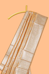 Mustard floral design art silk saree with contrast zari border and motifs blouse