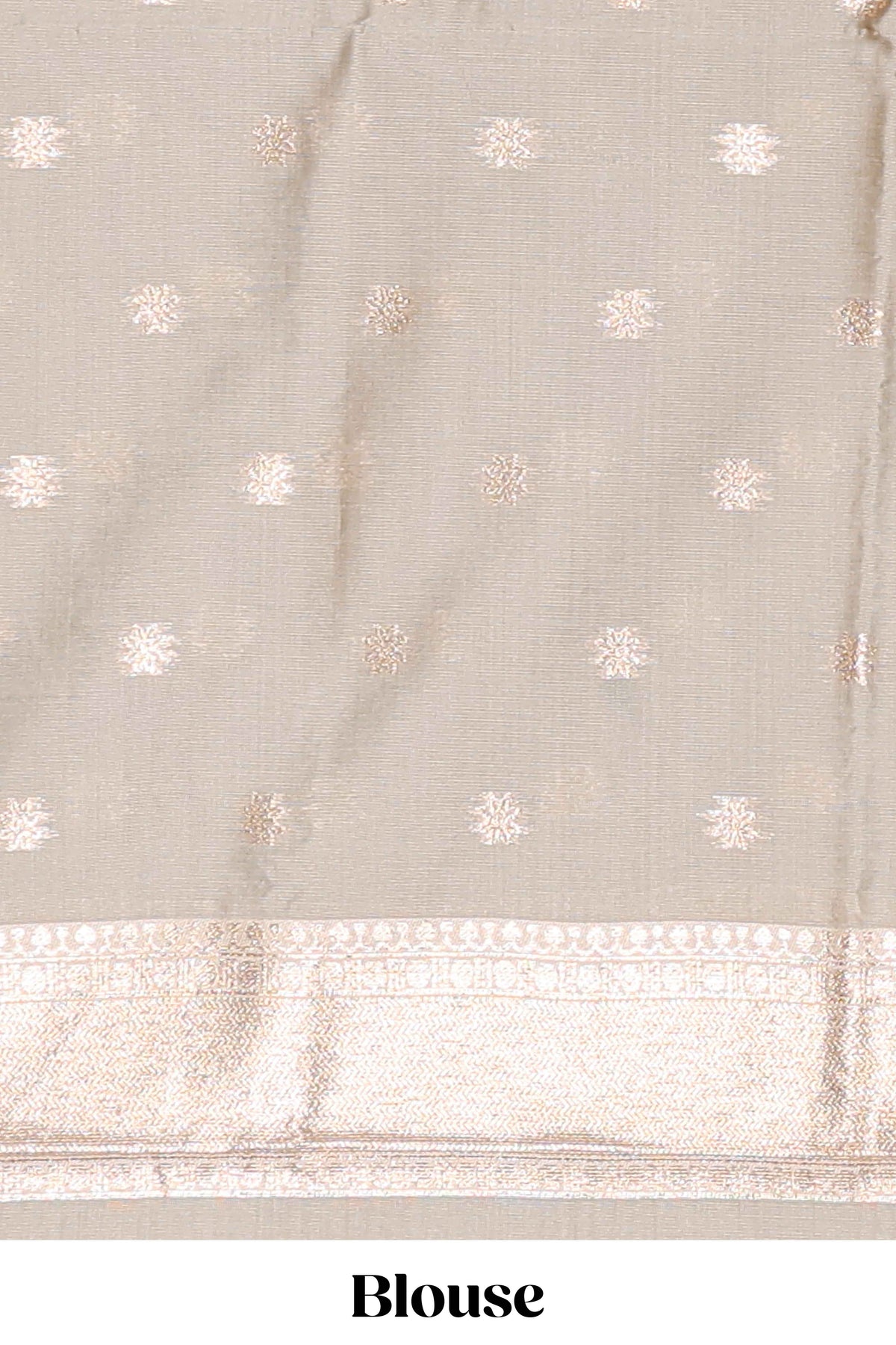 Green floral design art silk saree with contrast zari border and motifs blouse