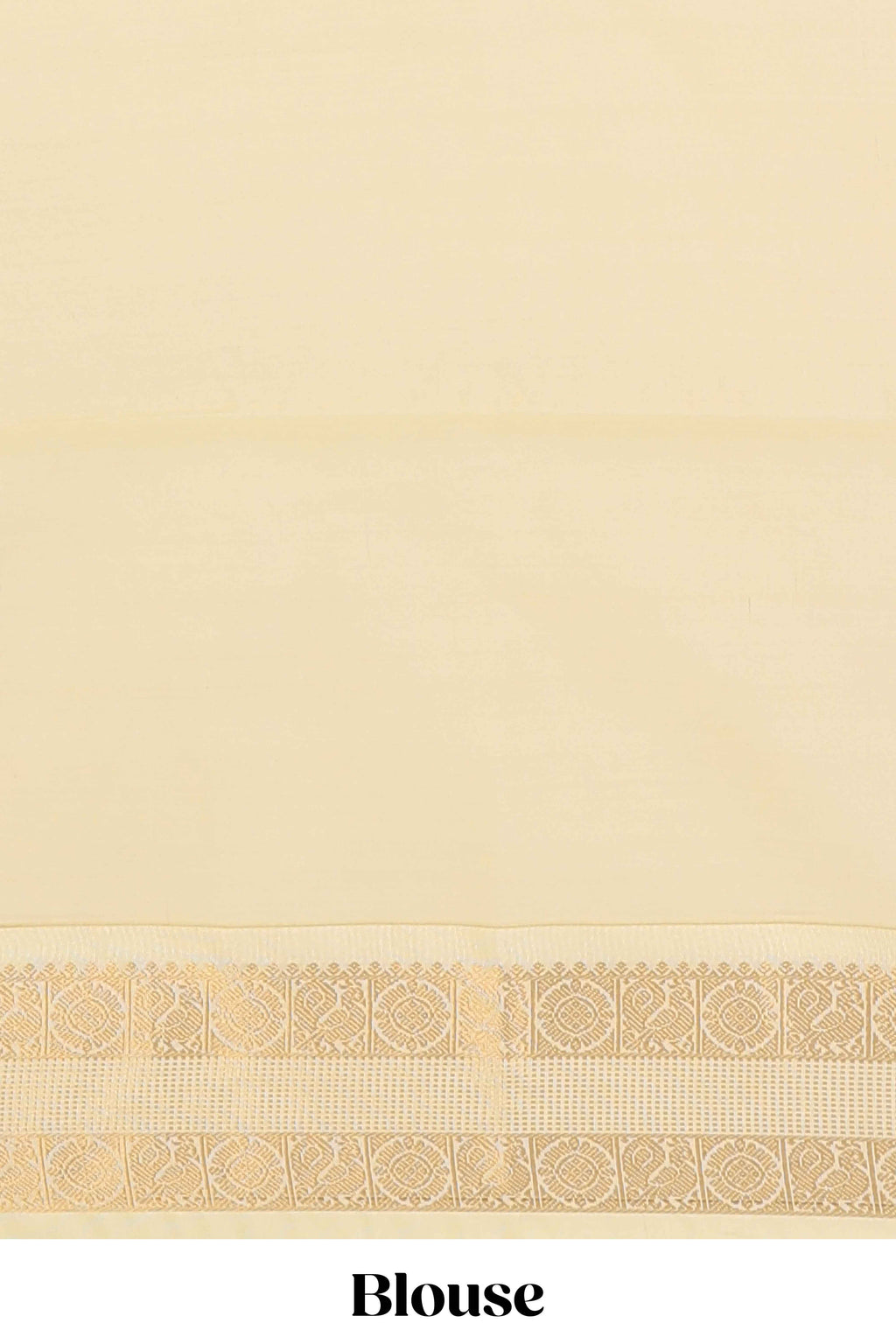Green checked art silk saree with contrast zari border and blouse