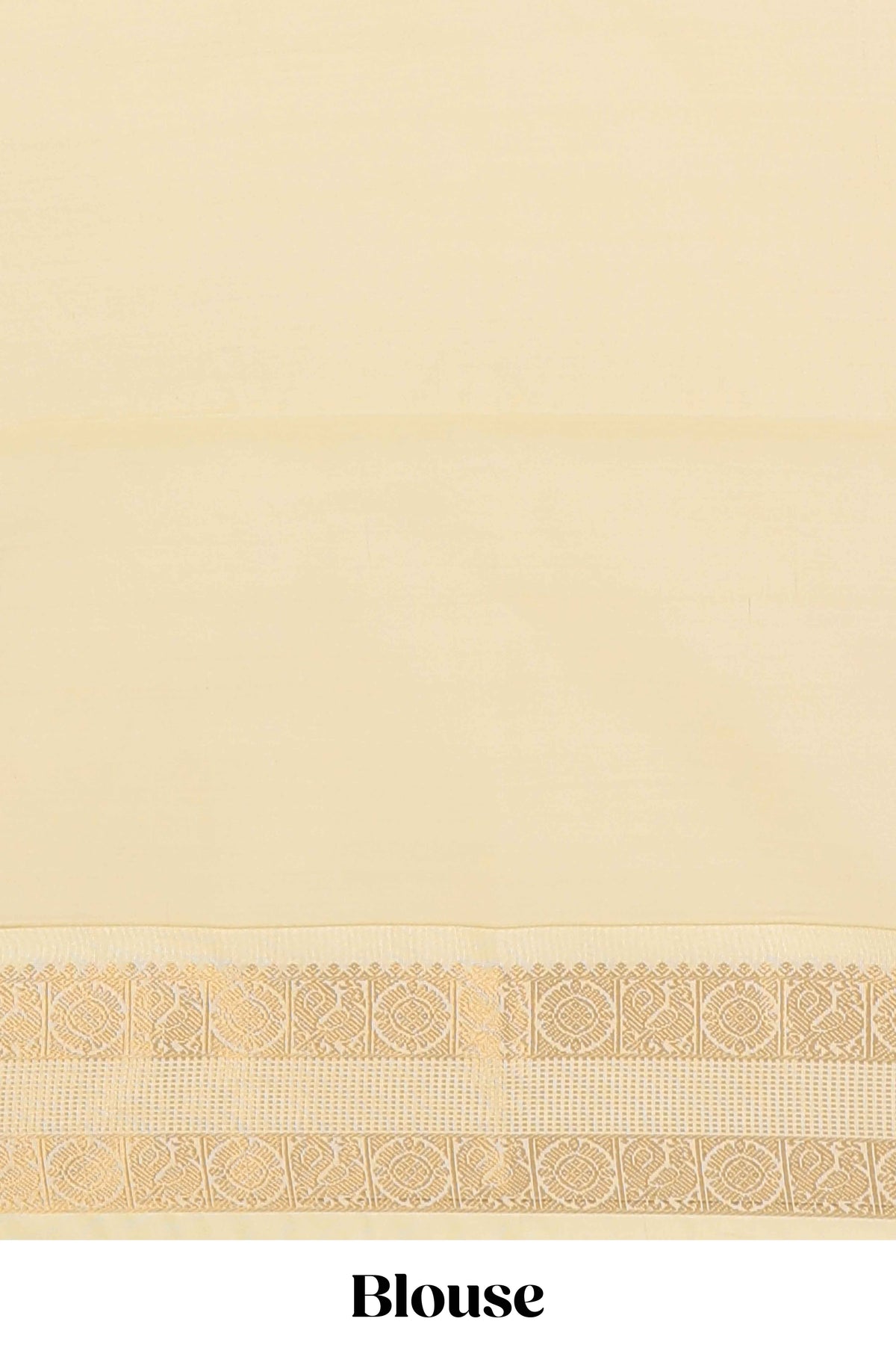 Green checked art silk saree with contrast zari border and blouse