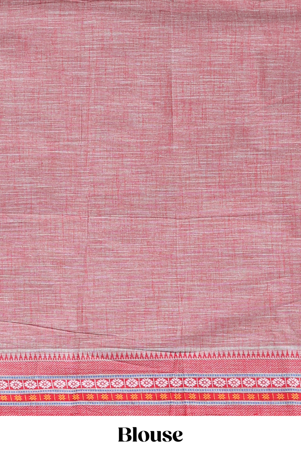 Mint green plain chirala cotton saree with contrast border and striped pallu
