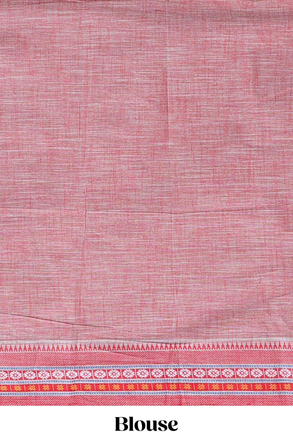 Mint green plain chirala cotton saree with contrast border and striped pallu