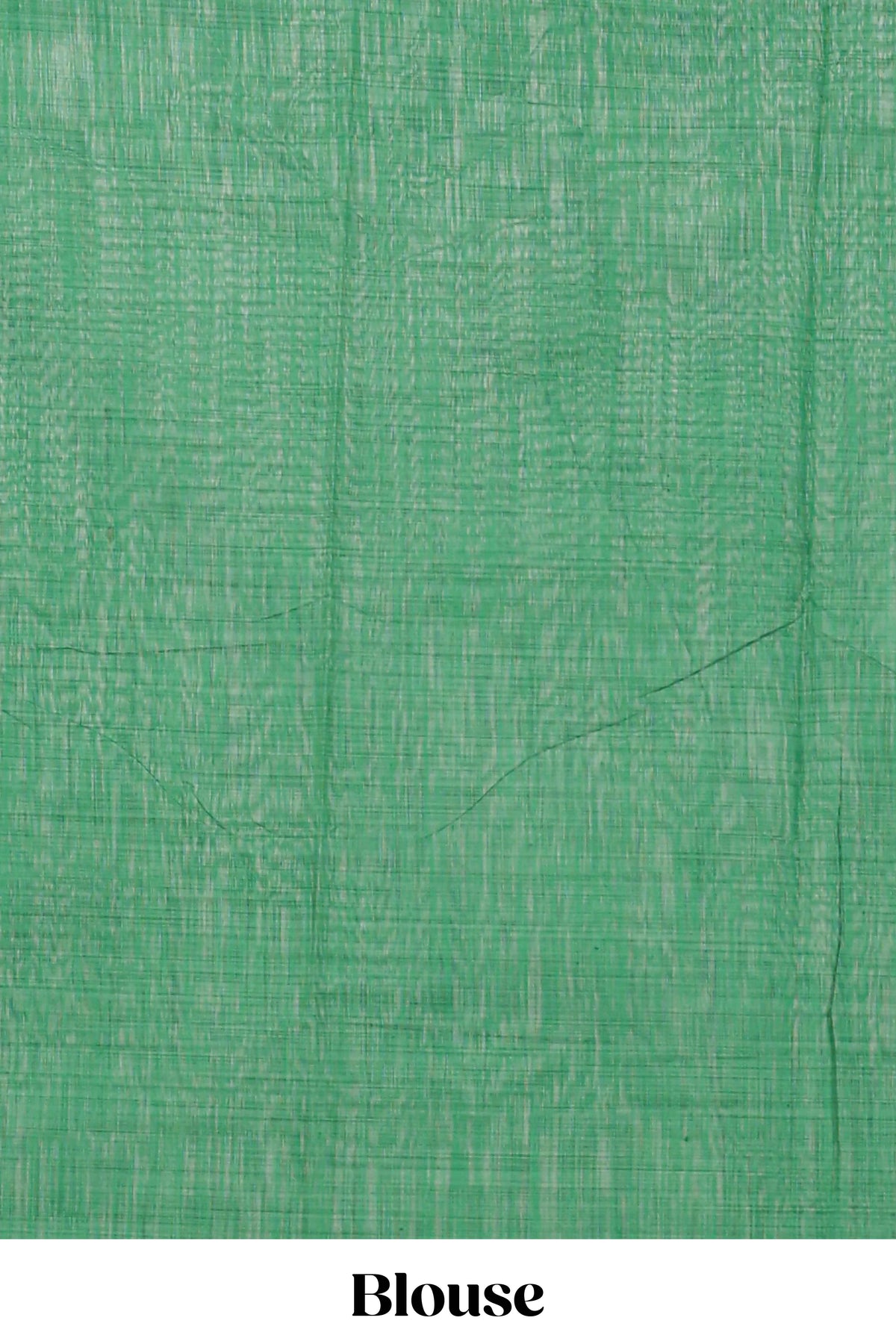 Candy peach striped floral butta design chirala cotton saree with self border and contrast blouse