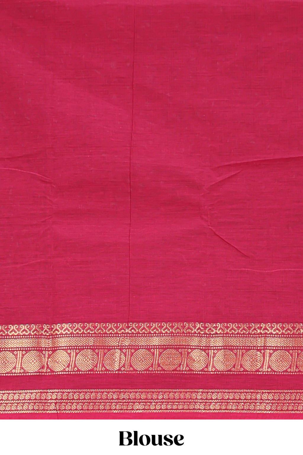 Maroon plain chettinad cotton saree with self zari border and matching blouse