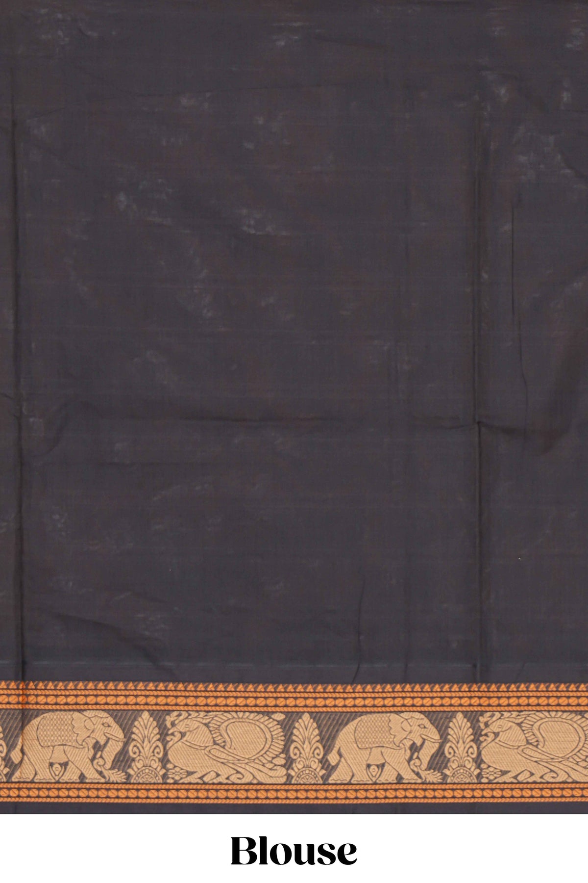 Red colour chettinad cotton saree plain body with contrast border and contrast pallu along with blouse piece