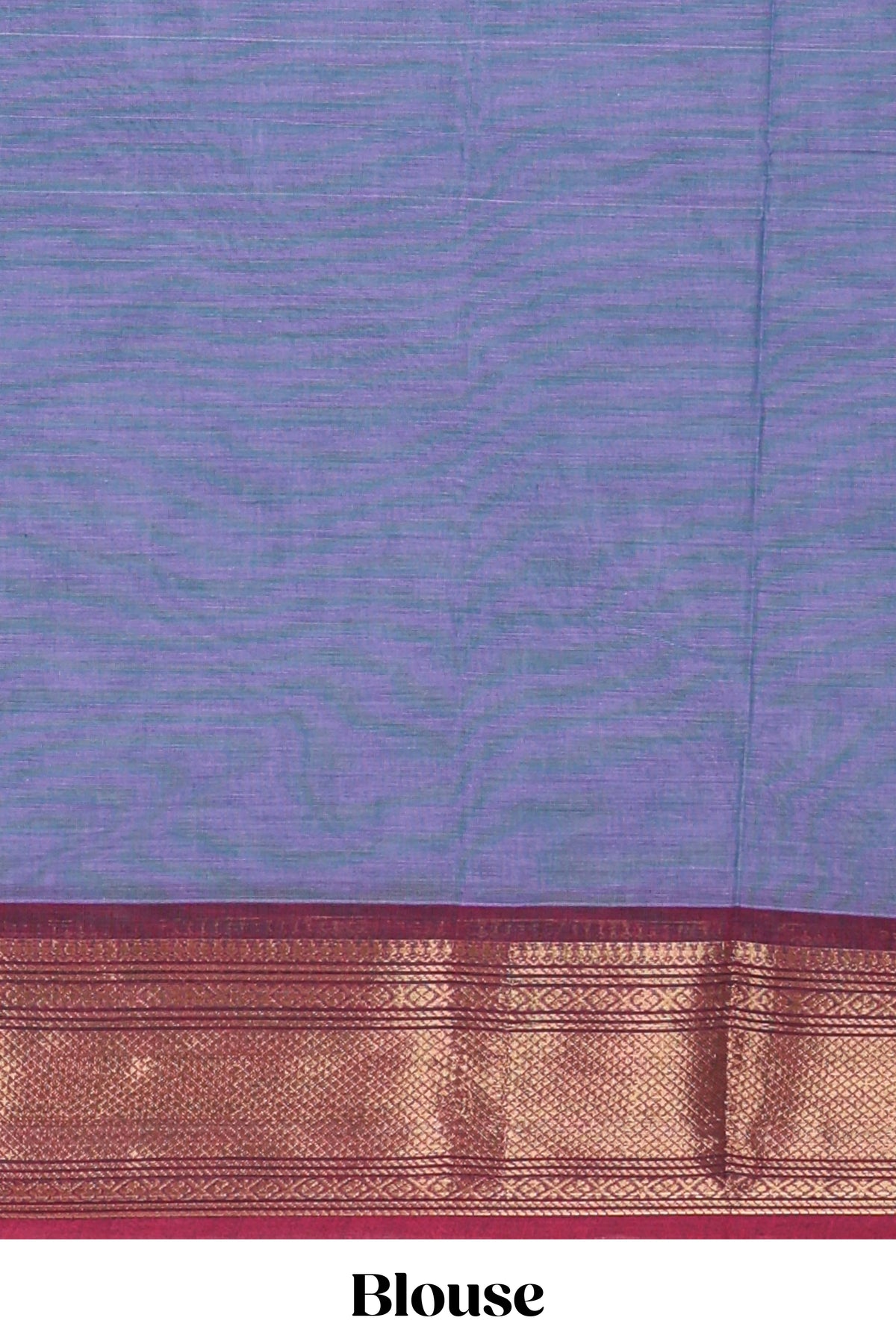 Lavender motifs design chettinad cotton saree with contrast bentex border and matching blouse