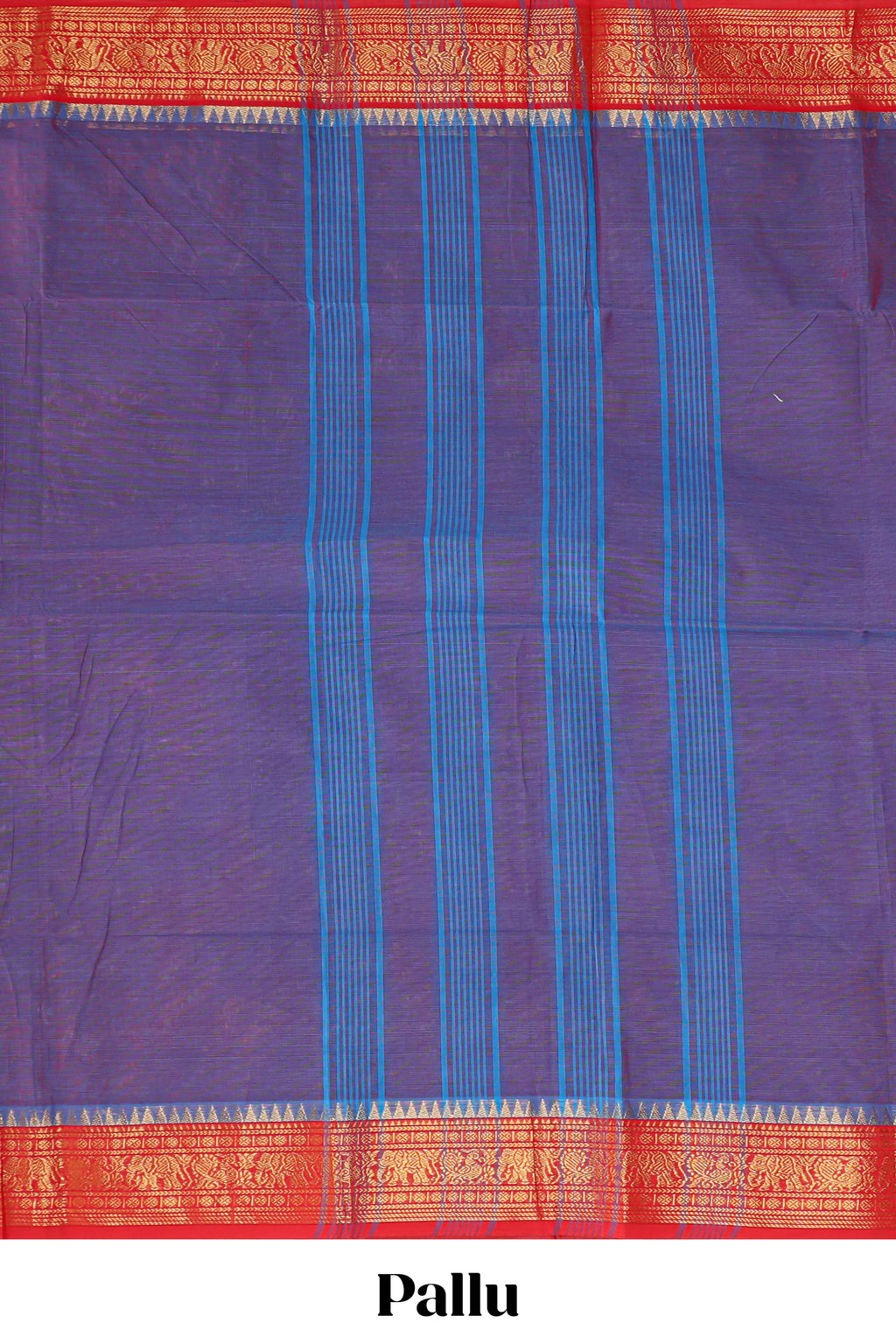 Lavender plain design chettinad cotton saree with contrast border and matching blouse