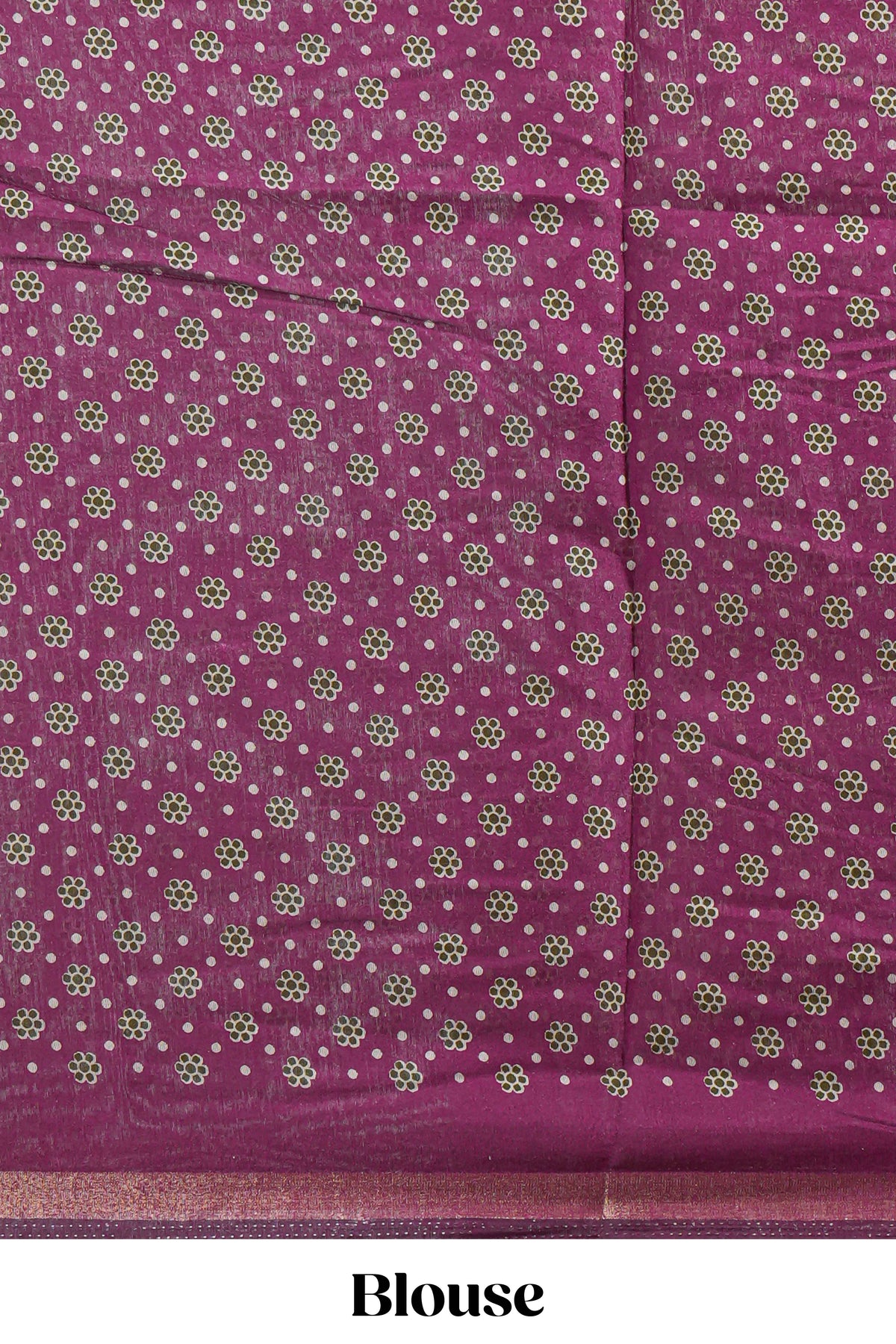 Dark green Chanderi cotton saree with elephant motifs tie and dye effect patterns and contrast zari border along with printed blouse