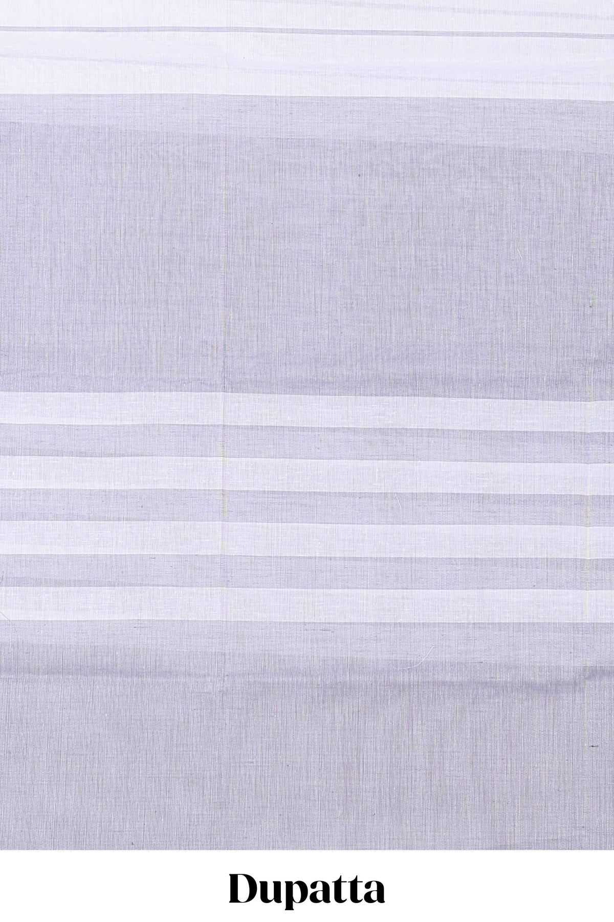Grey plain cotton chudidhar material with matching solid pant and striped dupatta