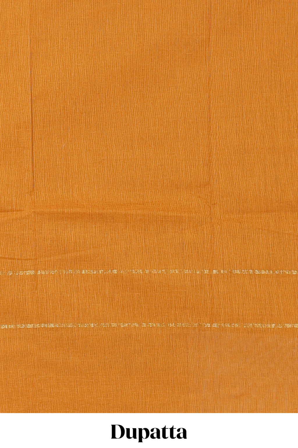 Mustard micro butta prints cotton chudidhar material with zari border and contrast pant & dupatta