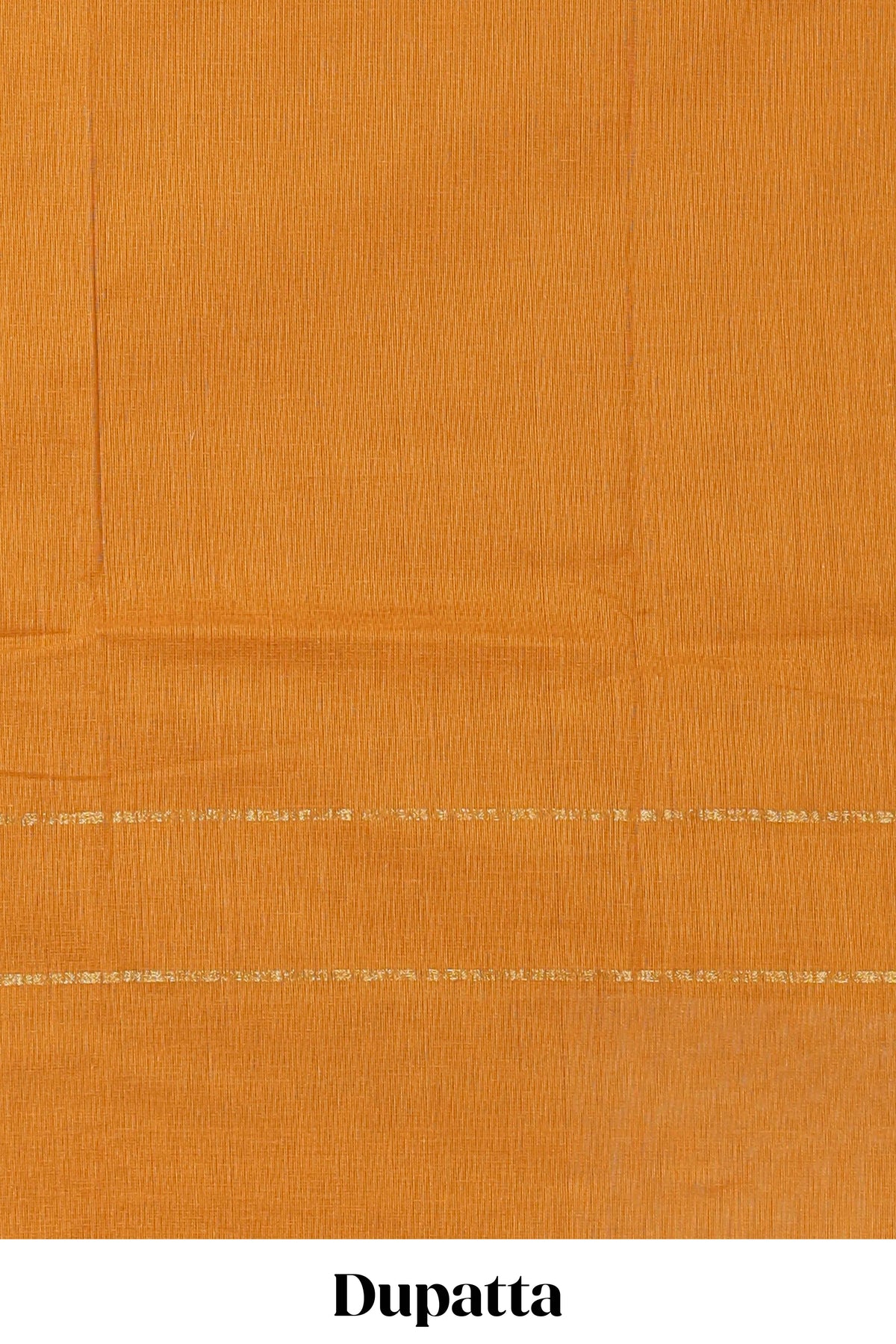 Mustard micro butta prints cotton chudidhar material with zari border and contrast pant & dupatta