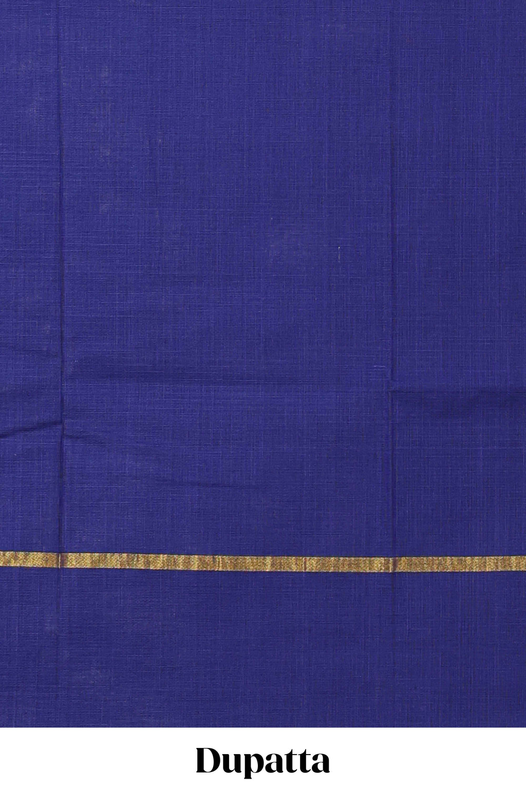 Purple micro butta prints cotton chudidhar material with zari border and contrast pant & dupatta