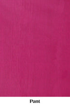 Purple checked cotton chudidhar material with matching solid pant and contrast floral dupatta