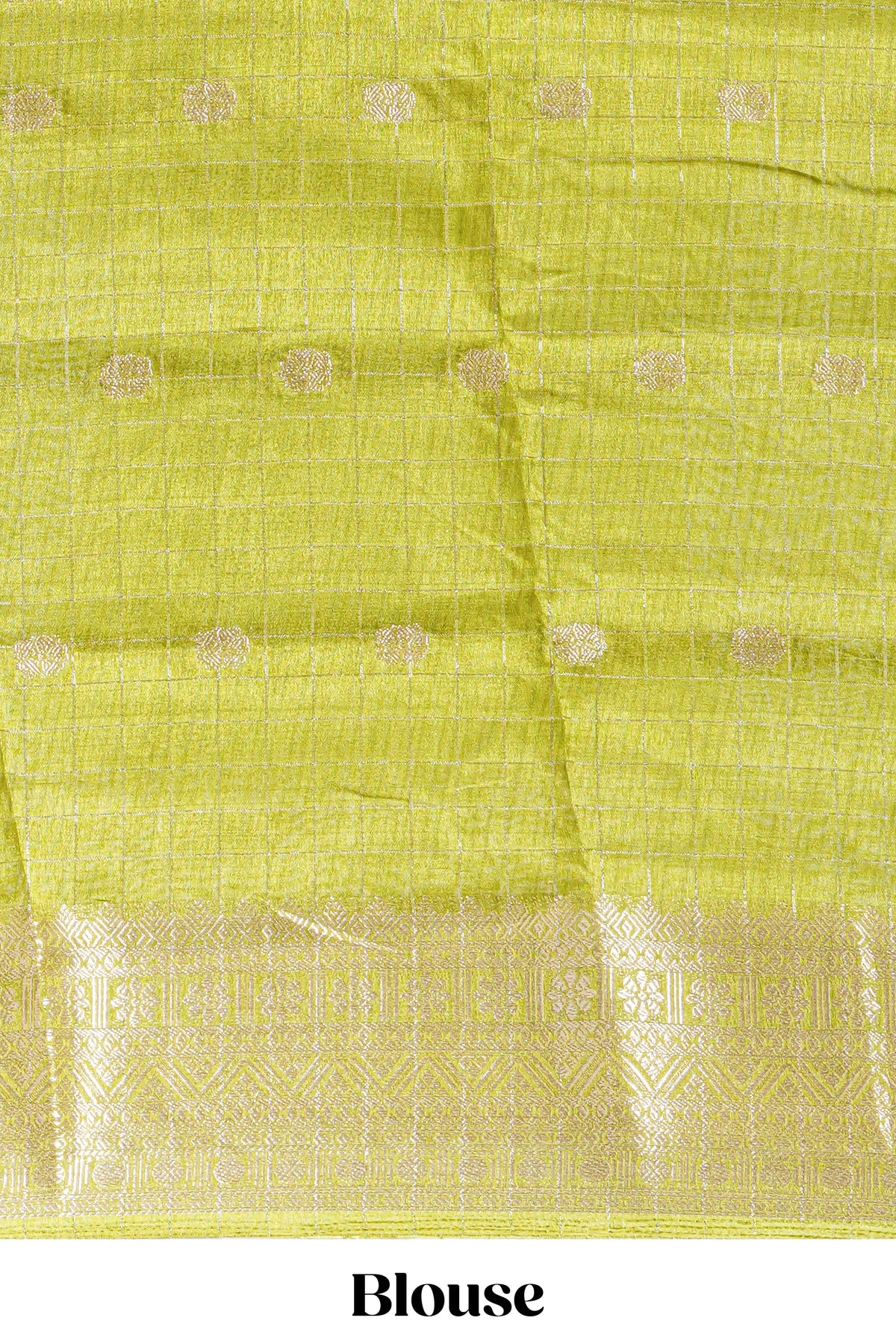 White and purple Dola Silk Saree with rich zari border woven butis and a designer pallu along with contrast blouse