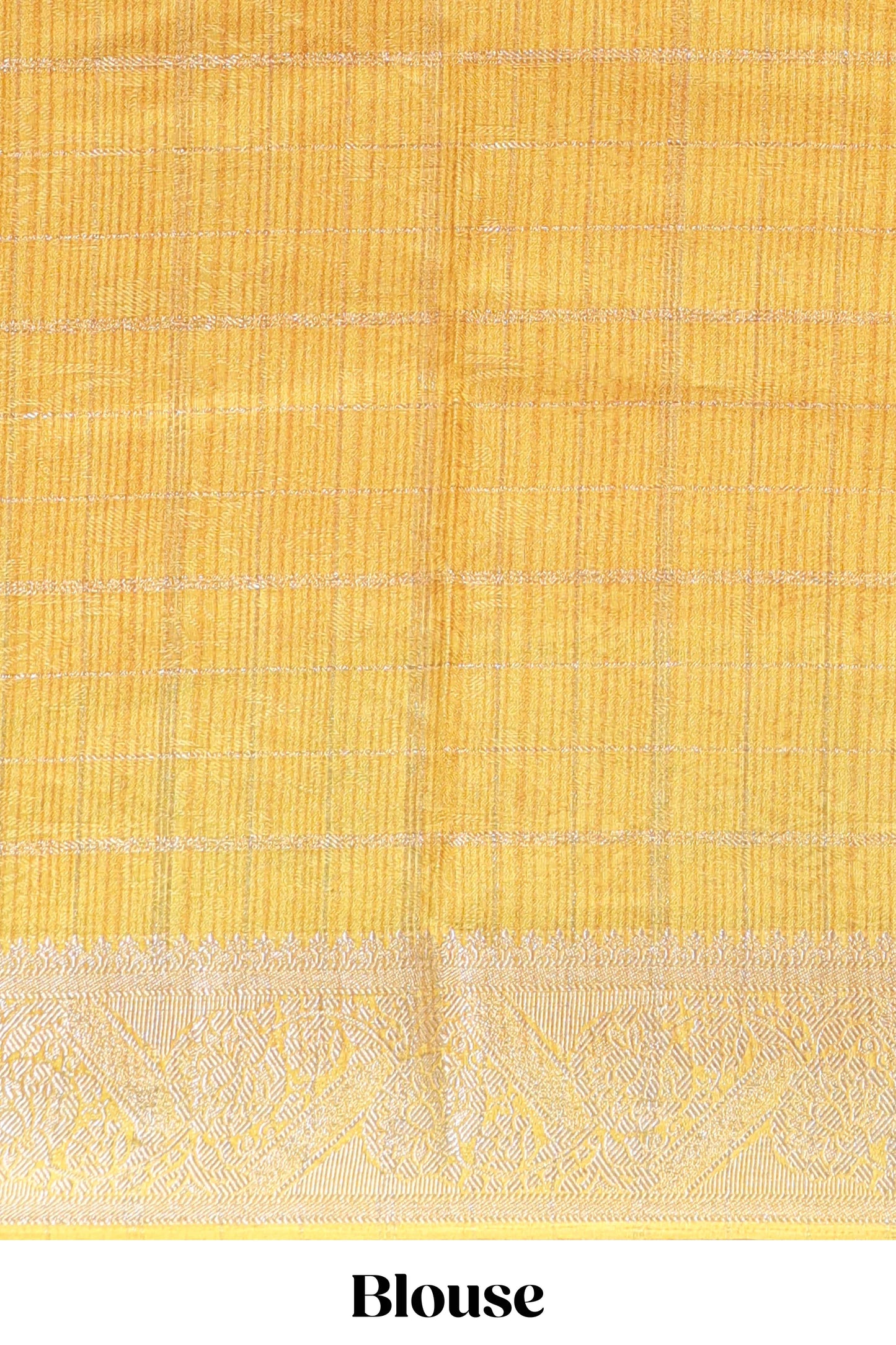 Orange checked dola silk saree with contrast zari border and blouse
