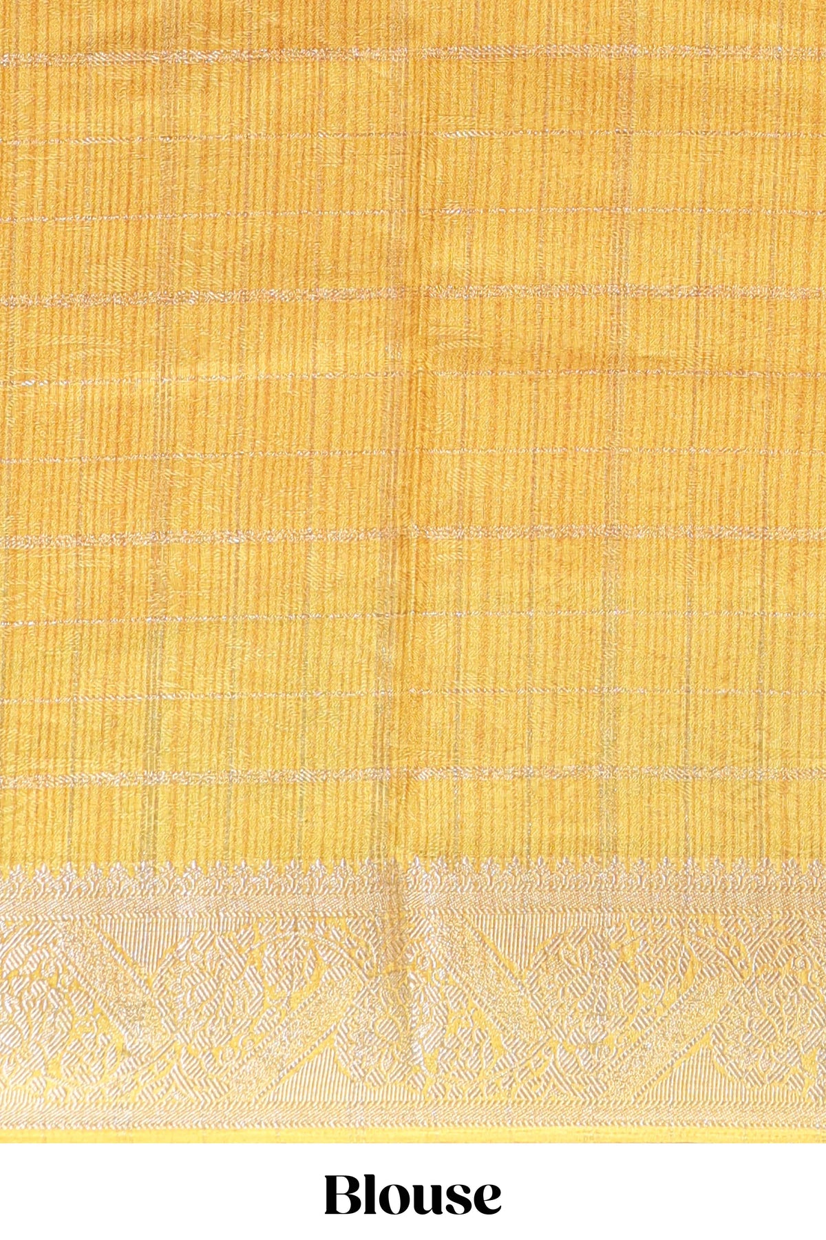 Orange checked dola silk saree with contrast zari border and blouse