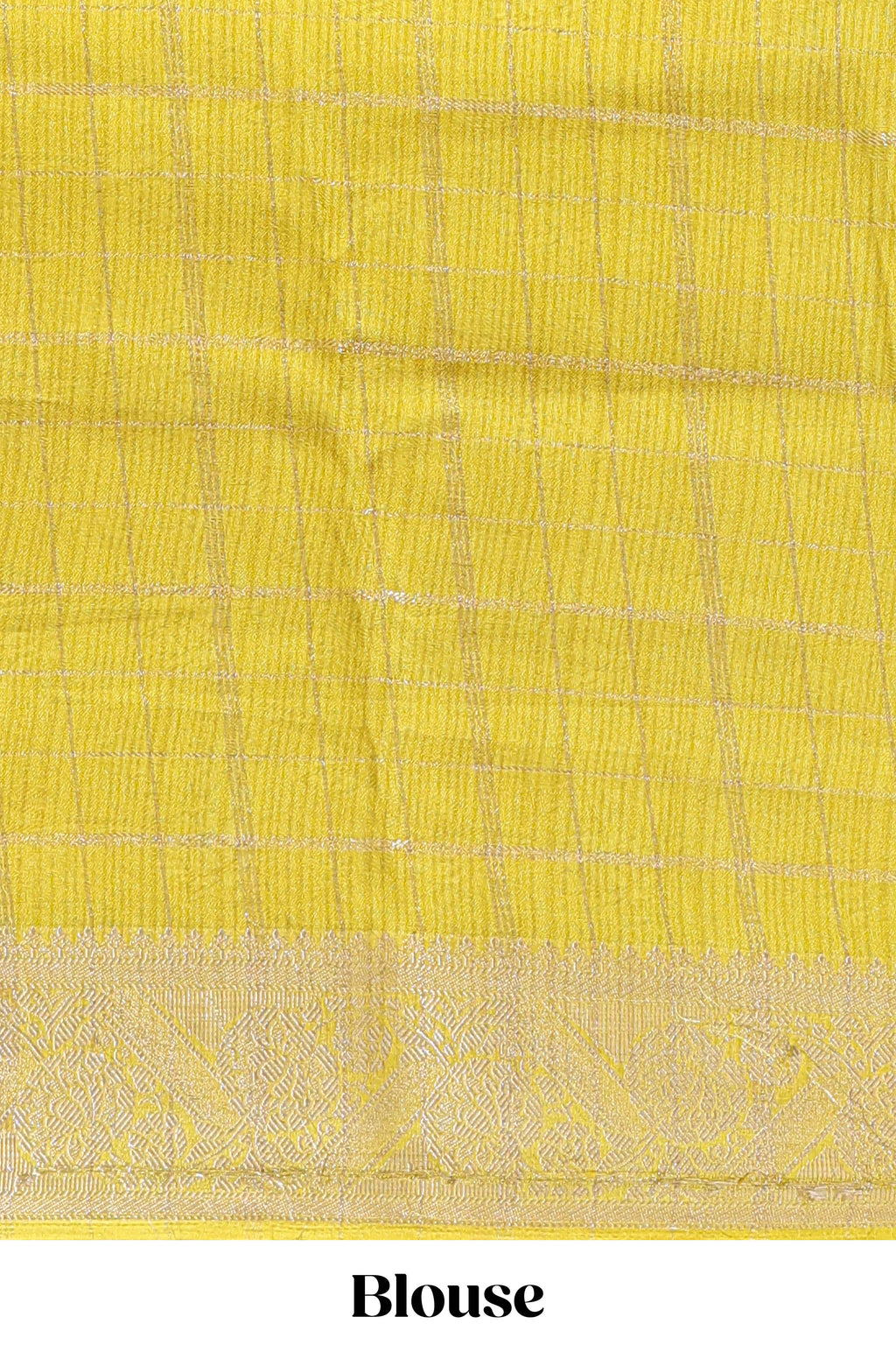 Violet checked dola silk saree with contrast zari border and blouse
