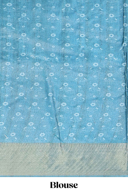 Maroon dola silk saree with contrast coper gold zari border and contrast blouse