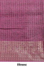 Dola silk saree all over  crepe floral printed  design with copper zari border and pallu