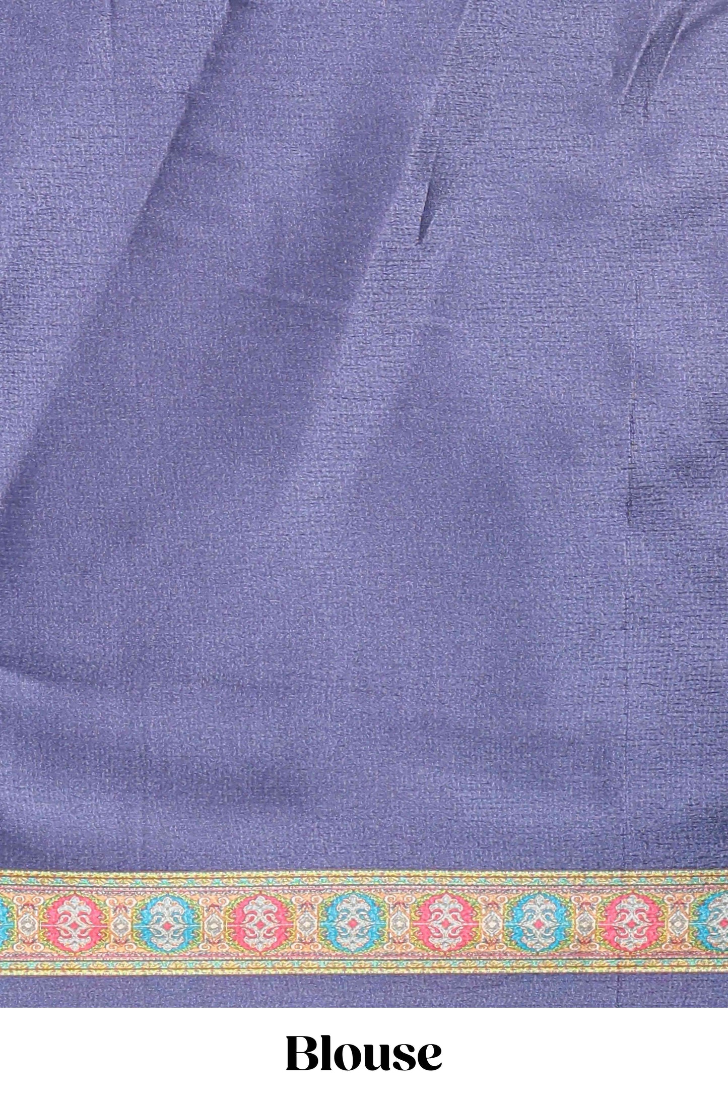 Royal purple hexa floral desgin masakali saree with self border and matching blouse