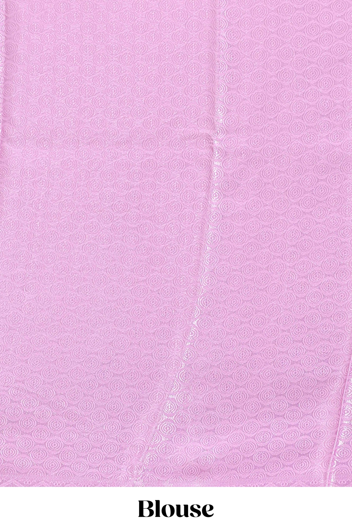 Blue & pink dual shade floral design georgette saree with contrast zari border and blouse