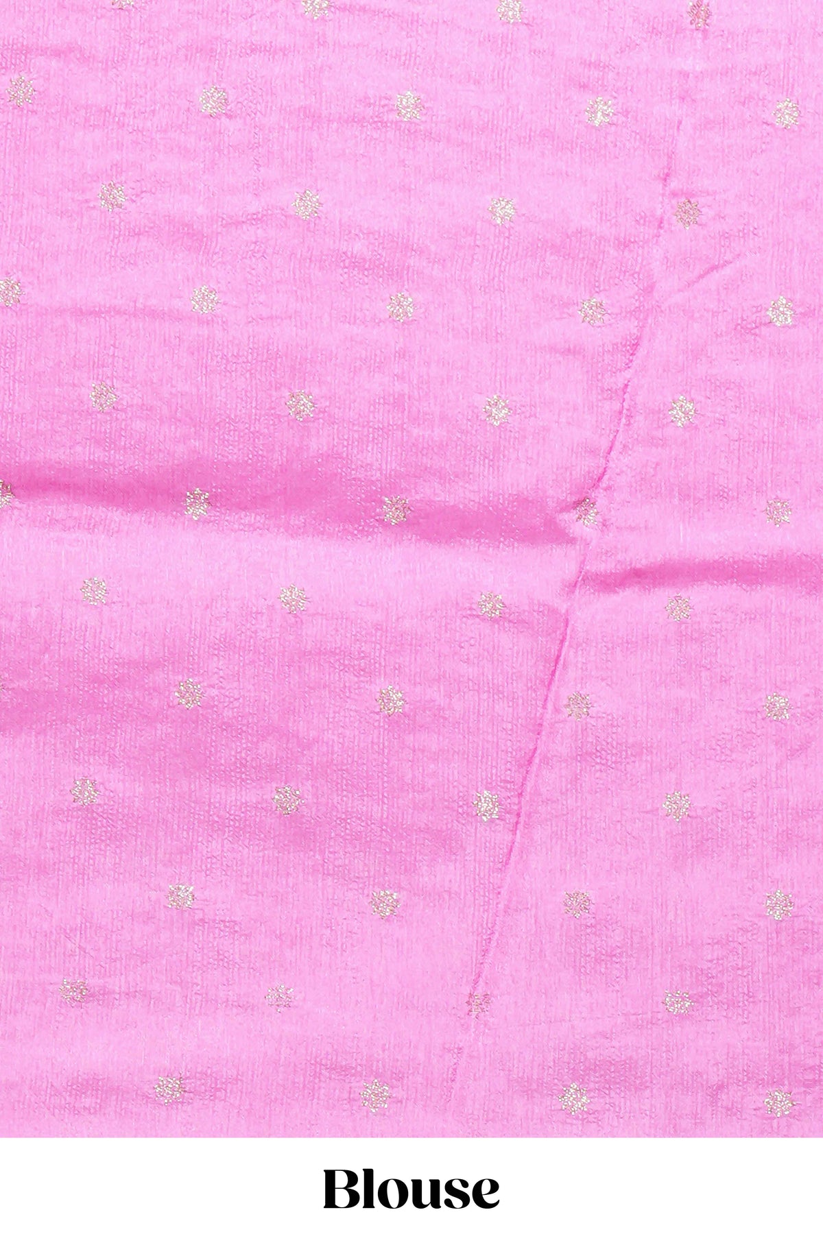 Mustard yellow and pink double shaded zari checks georgette saree with small zari border and self pallu along with matching zari buttas blouse piece
