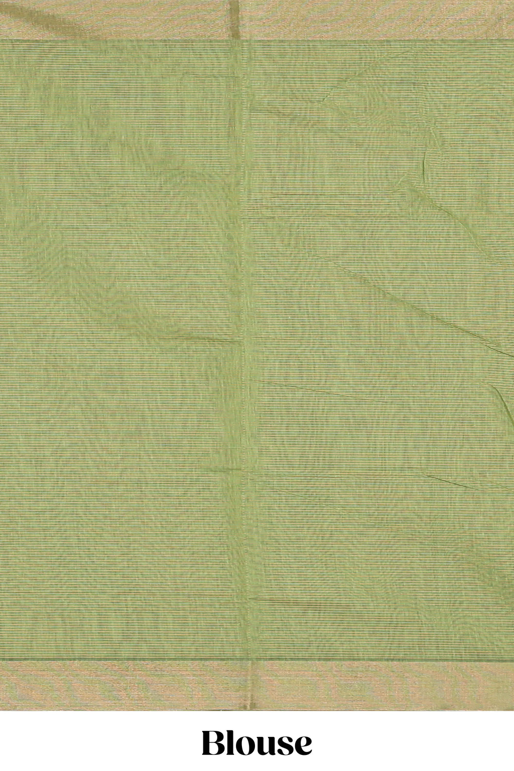 Teal green striped pure ikkat cotton saree with self zari border paired with beautiful ikkat design pallu and matching blouse