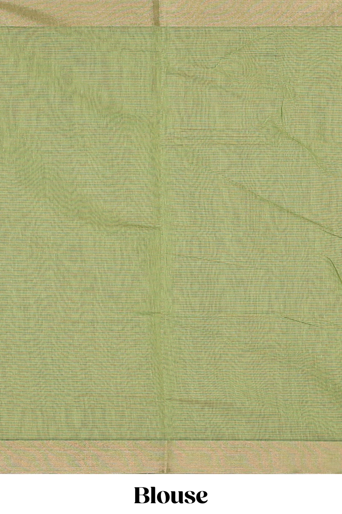 Teal green striped pure ikkat cotton saree with self zari border paired with beautiful ikkat design pallu and matching blouse