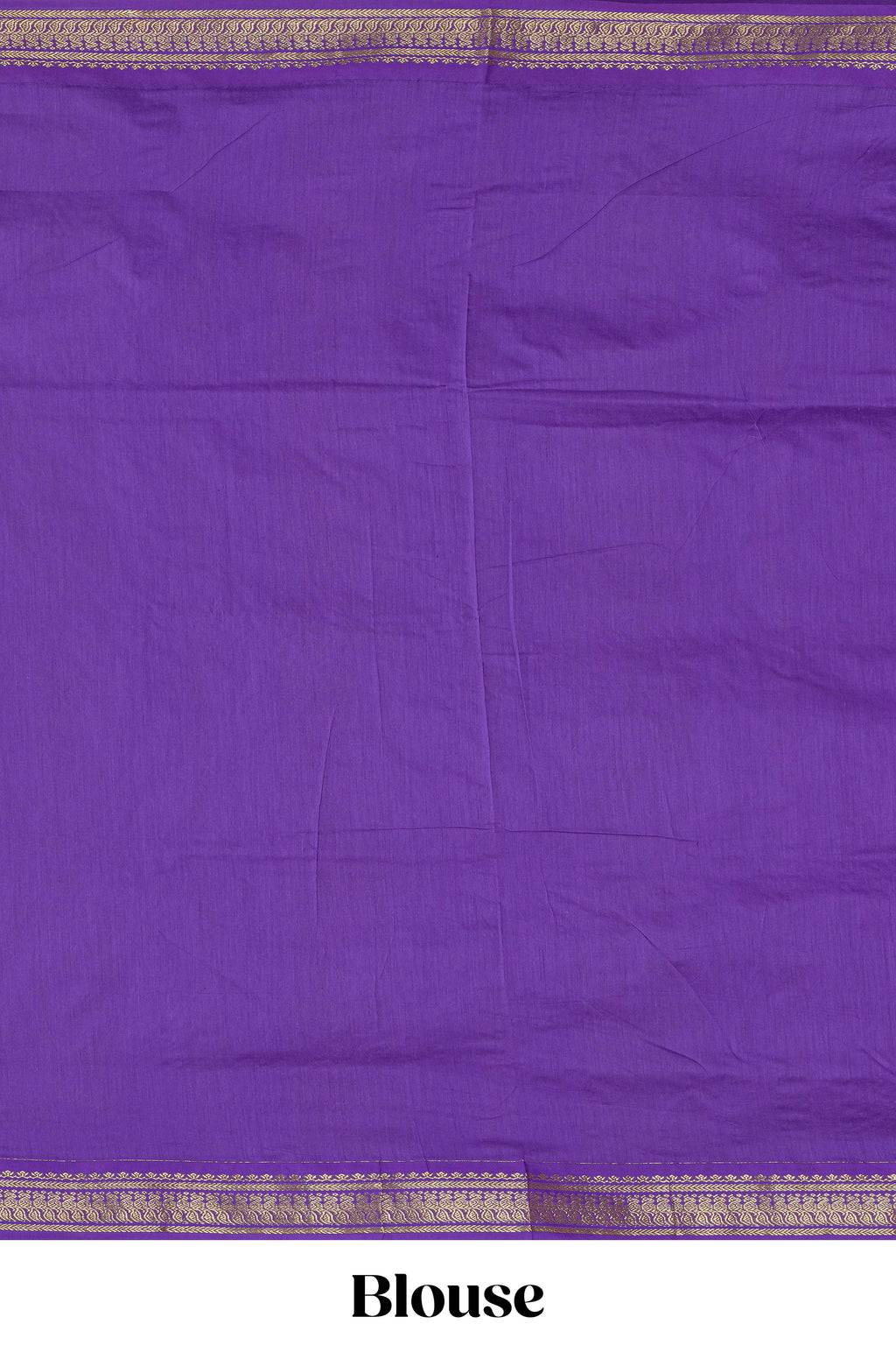 Lavender motifs design kalyani cotton saree with contrast border and striped pattern pallu