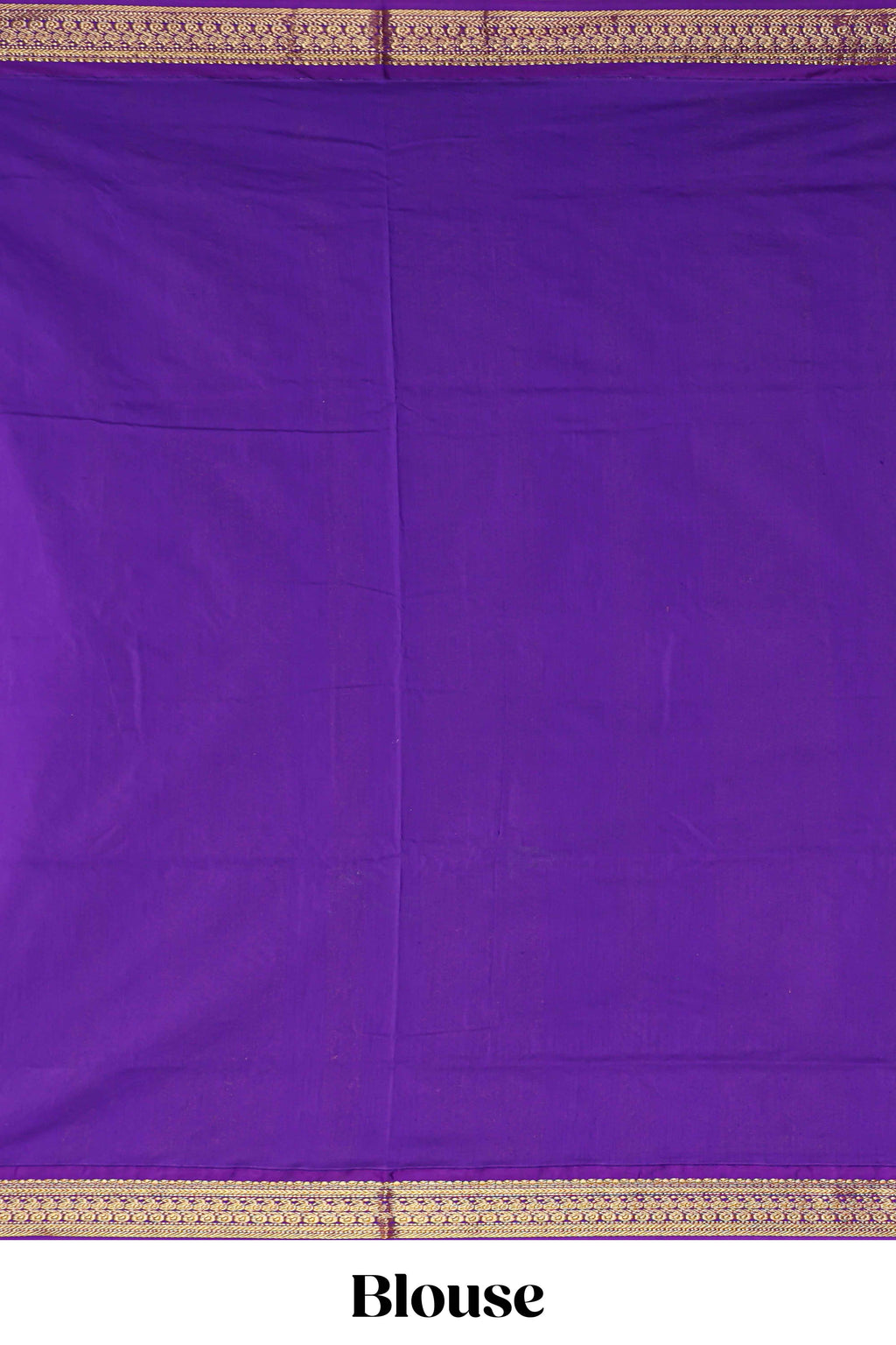 Light lavender floral motifs design kalyani cotton saree with contrast border and zari striped pallu
