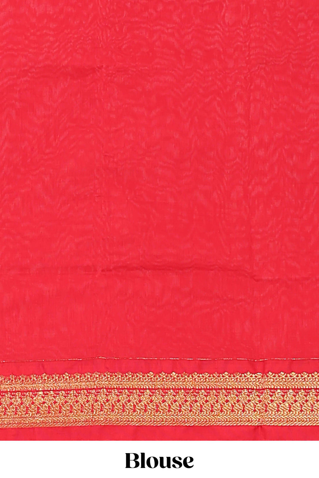 Pink design kalyani cotton saree with contrast border and blouse