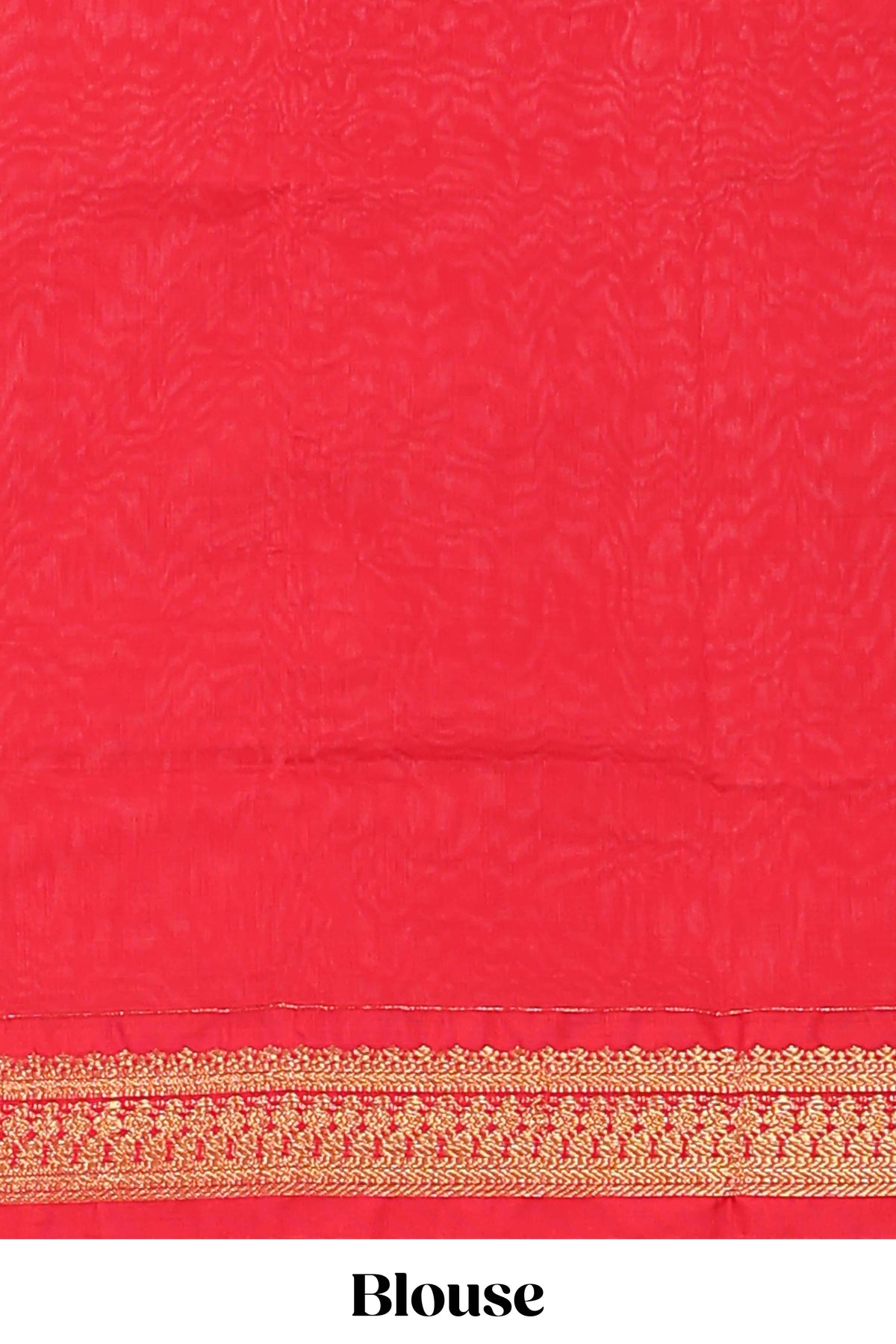 Pink design kalyani cotton saree with contrast border and blouse