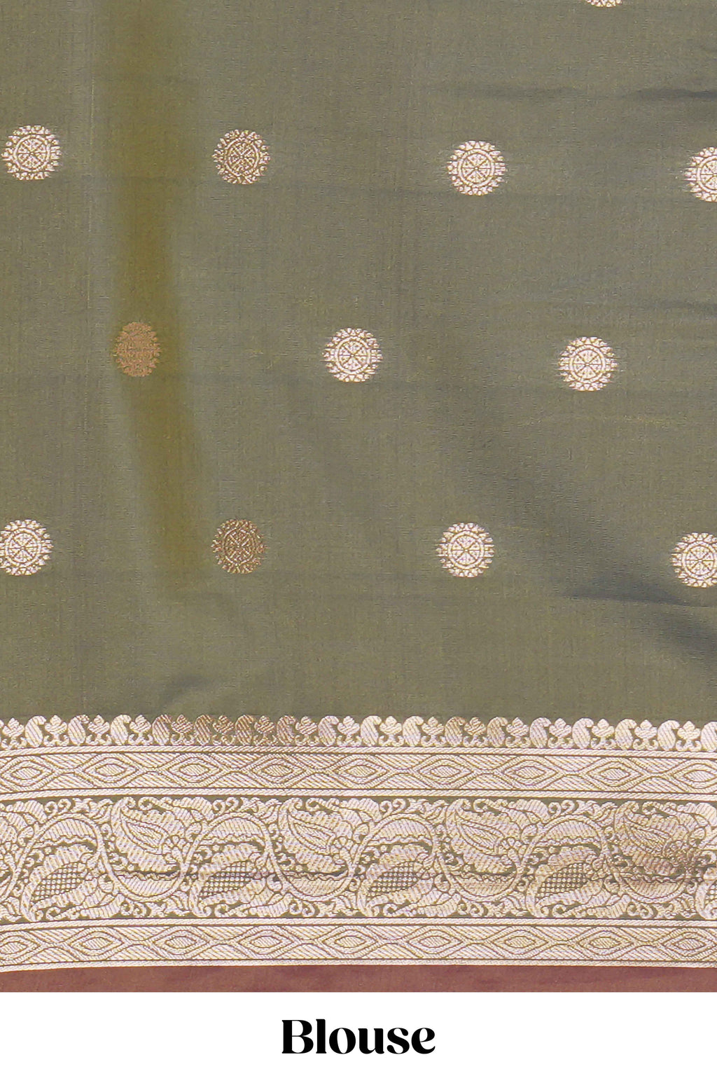 Deep ruby purple floral design kathan silk saree with contrast zari borders and motifs blouse