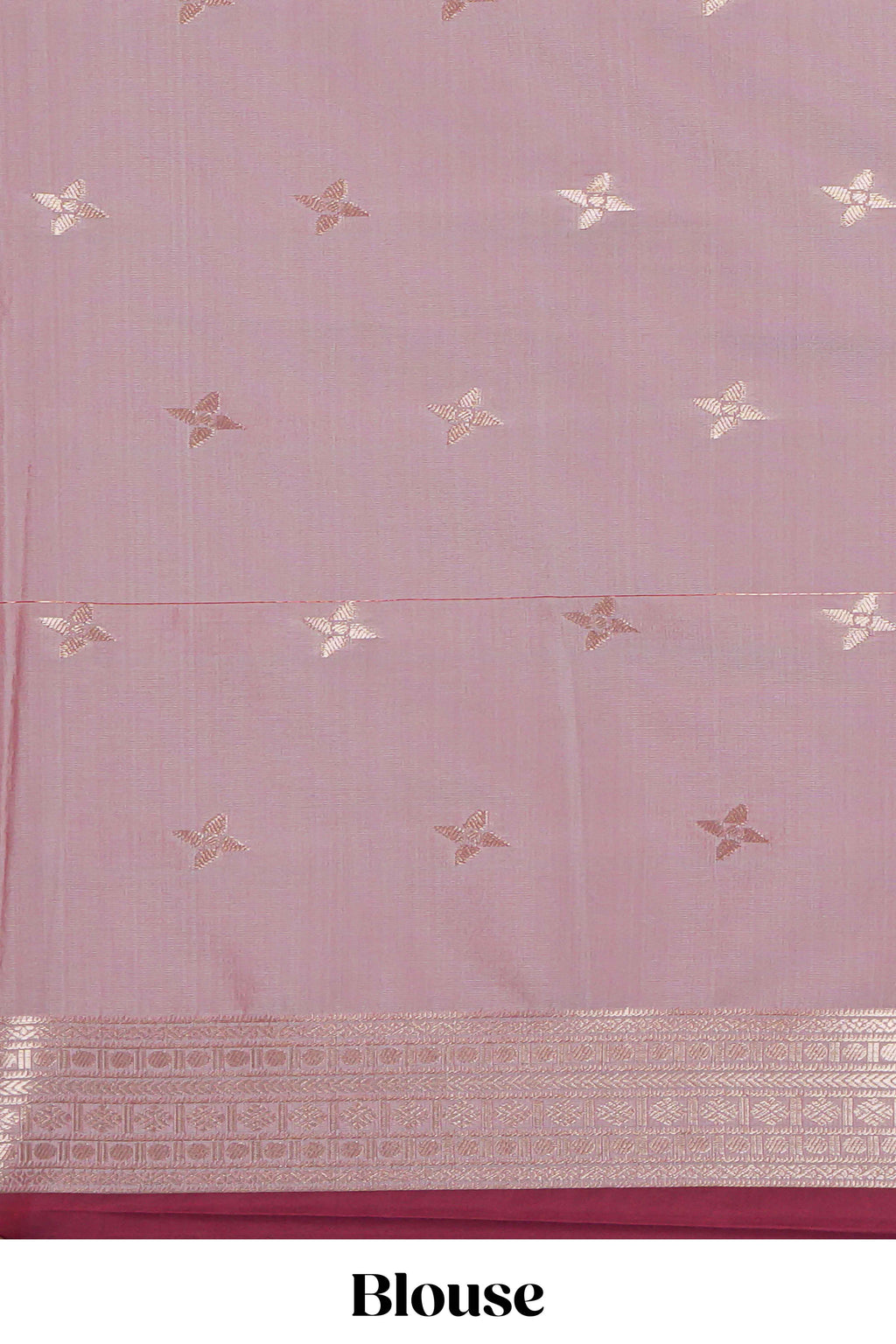 Maroon zari motifs design kathan silk saree with contrast zari borders and motifs blouse