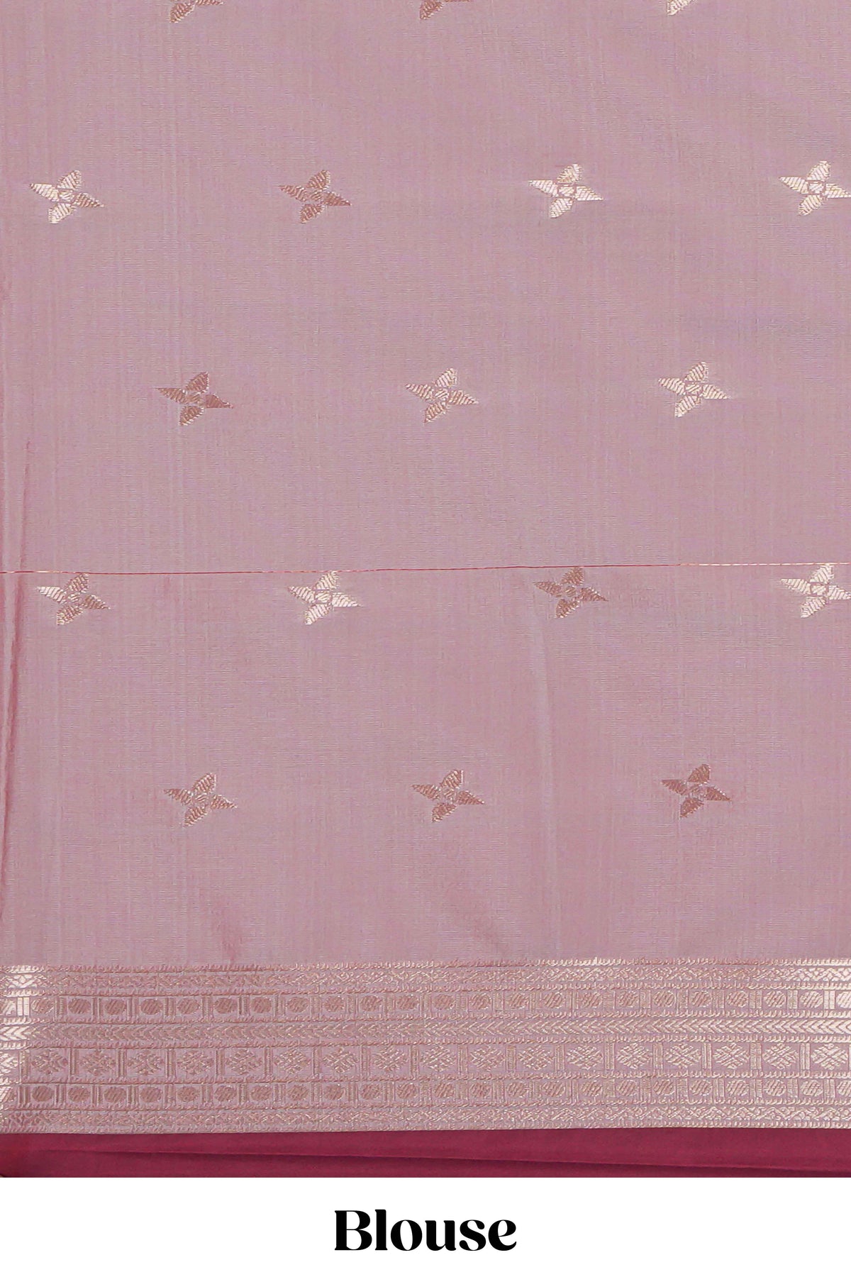 Maroon zari motifs design kathan silk saree with contrast zari borders and motifs blouse