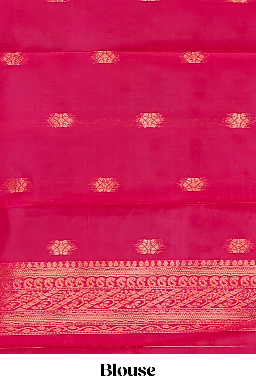 Ink blue checked kathan silk saree with contrast zari border and blouse