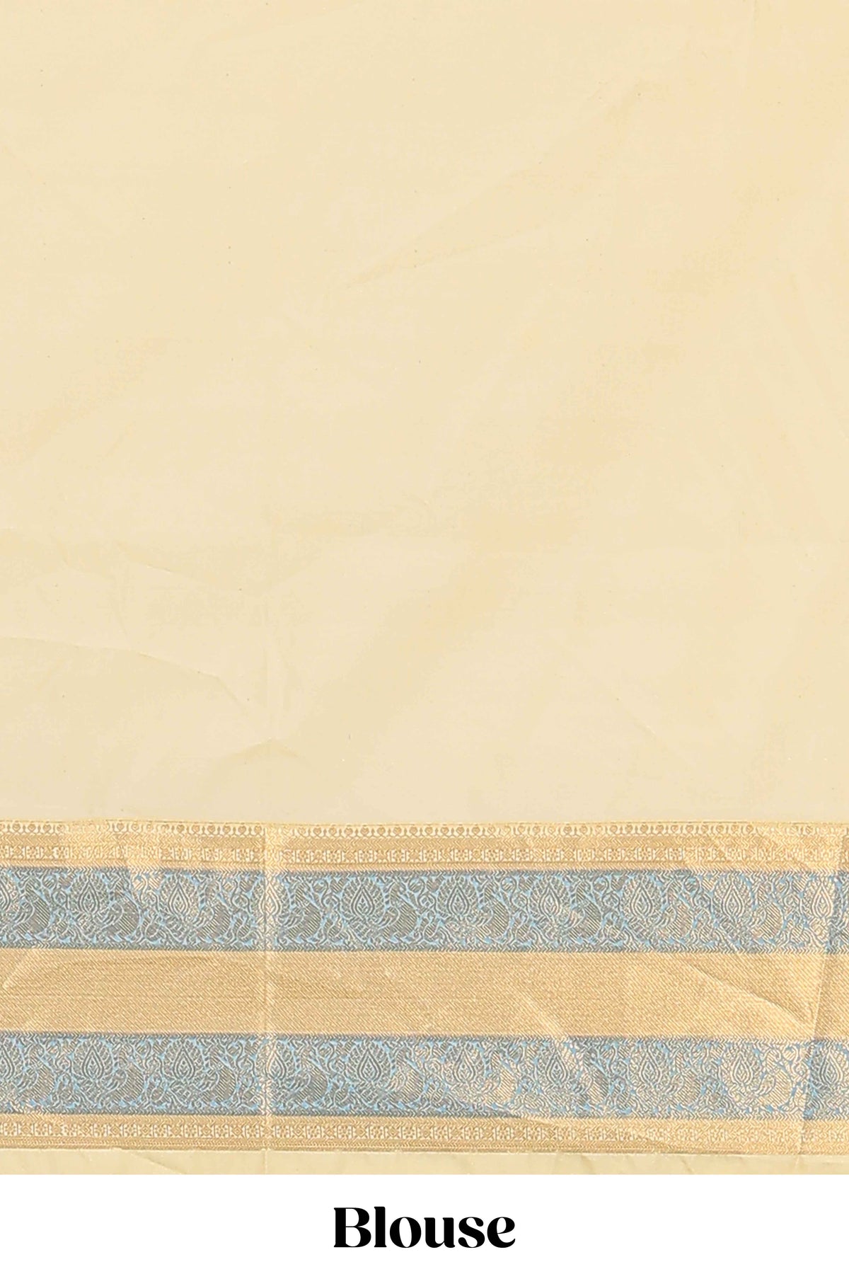 Drak green unique striped kathan silk saree with contrast border and blouse