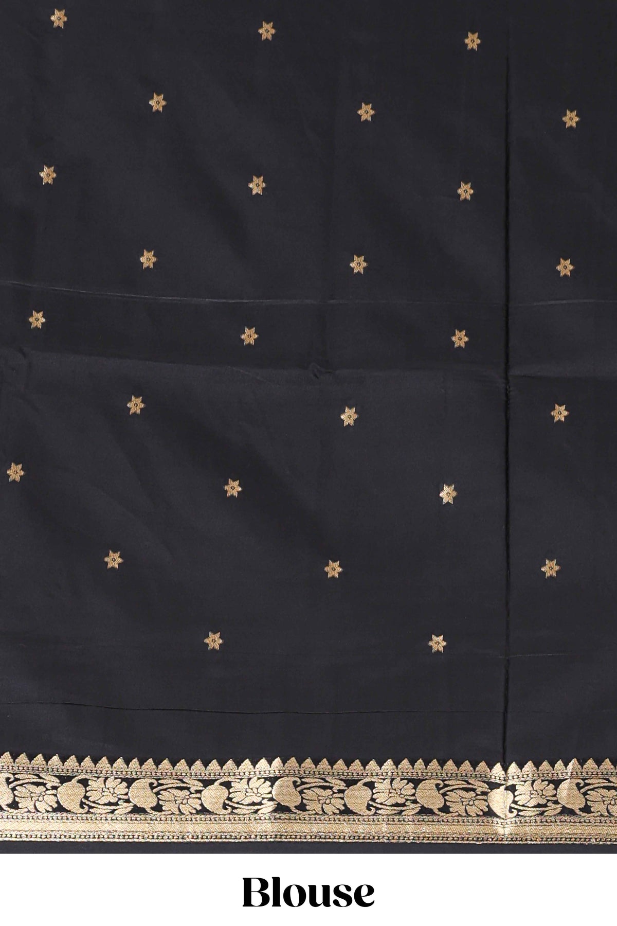 Faded Multicolor checked floral motifs design kathan silk saree with contrast temple border and zari motis blouse