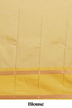 Emerald Green Kotta Cotton Saree With Zari Floral Buttas, Rich Zari Border, Woven Zari Pallu And Matching Blouse Piece