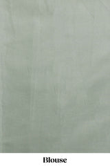 Pastel green Kotta saree with gold woven checks and buttawith rich gold zari woven pallu with matching blouse