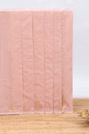 Borderless peach zari motifs kota saree with self pallu and matching plain blouse