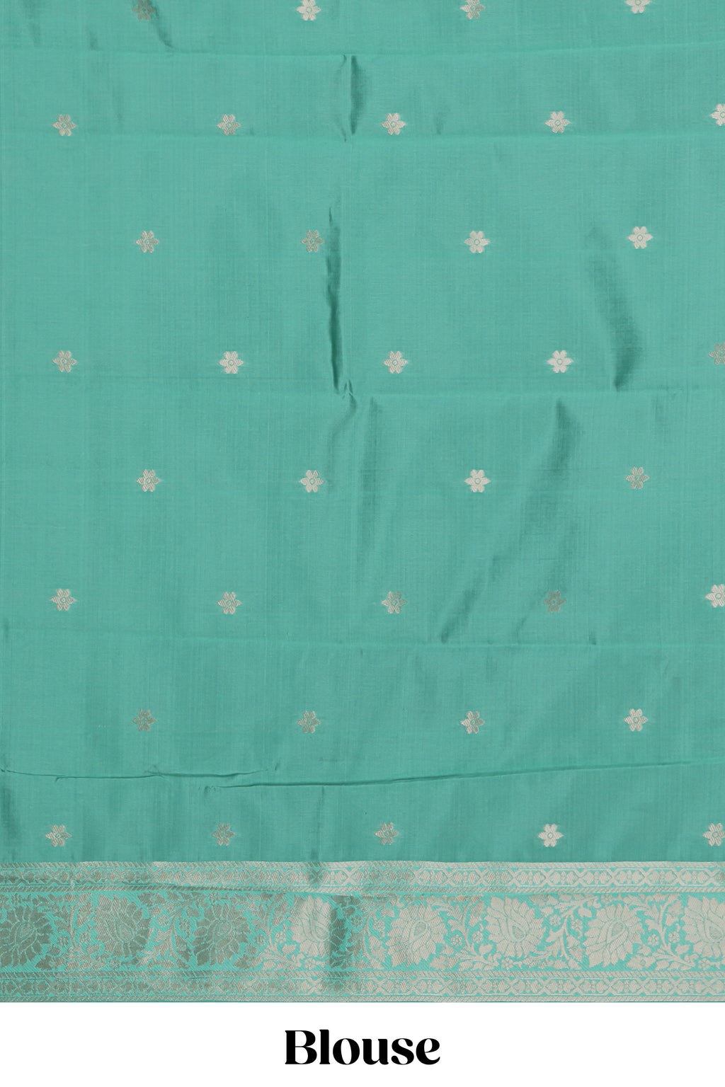 Purple striped zari motifs design kota cotton saree with contrast zari border and motifs blouse