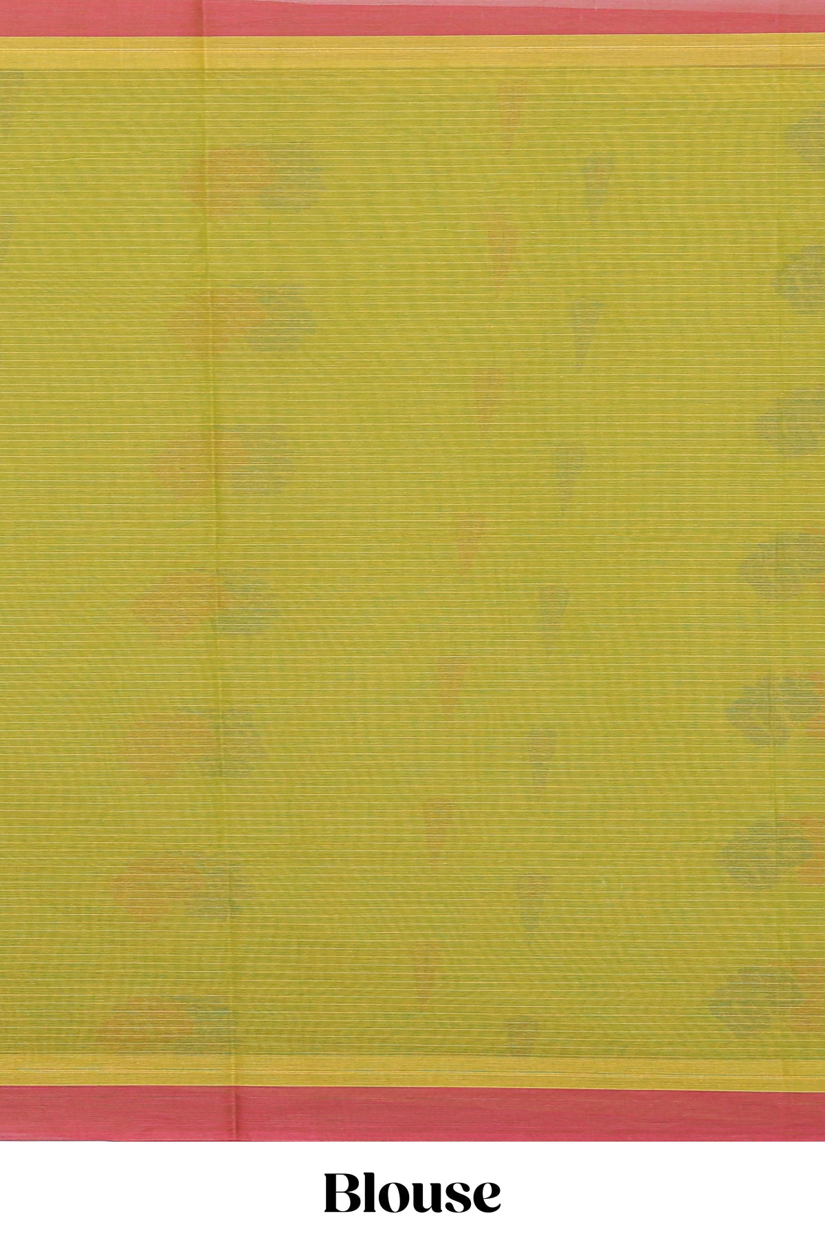Olive green paisley and teardrop motif designs kovai cotton saree with contrast border and matching blouse